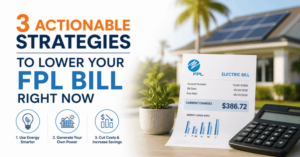 3 Actionable Strategies to Lower Your FPL Bill Right Now