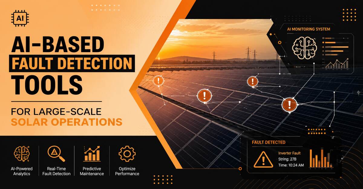 AI-Based Fault Detection Tools for Large-Scale Solar Operations