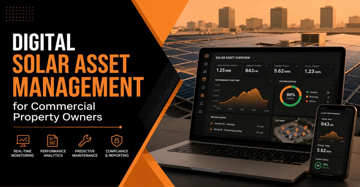 Digital Solar Asset Management for Commercial Property Owners