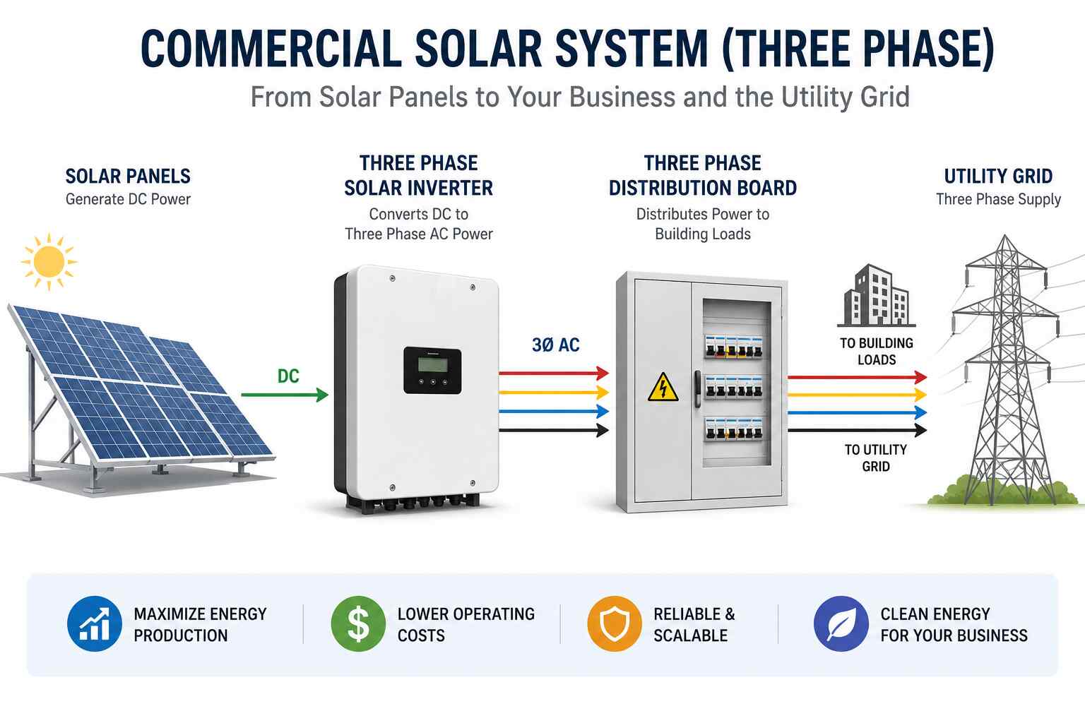 Do Commercial Solar Panels Require Three Phase Inverters The Complete Commercial Buyer's Guide