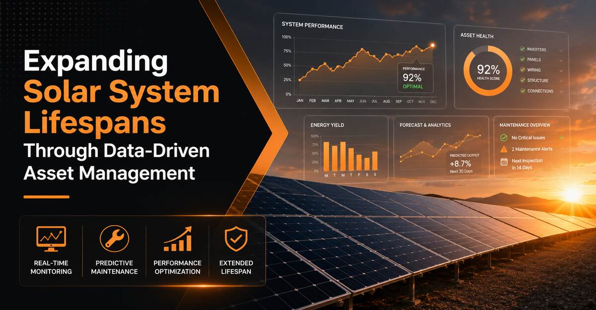 Expanding Solar System Lifespans Through Data-Driven Asset Management