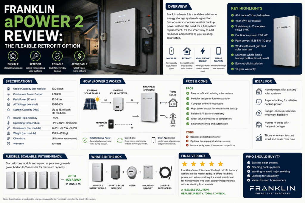 Franklin aPower 2 Review: The Flexible Retrofit Option