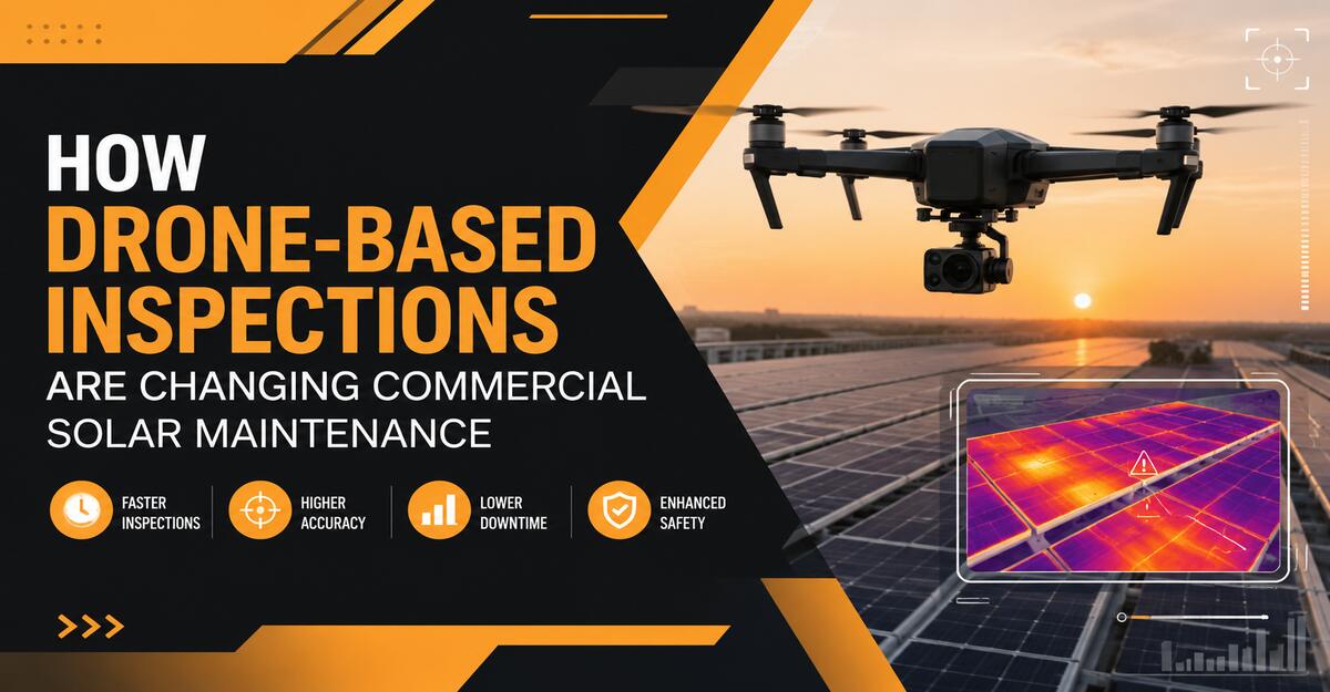 How Drone-Based Inspections Are Changing Commercial Solar Maintenance