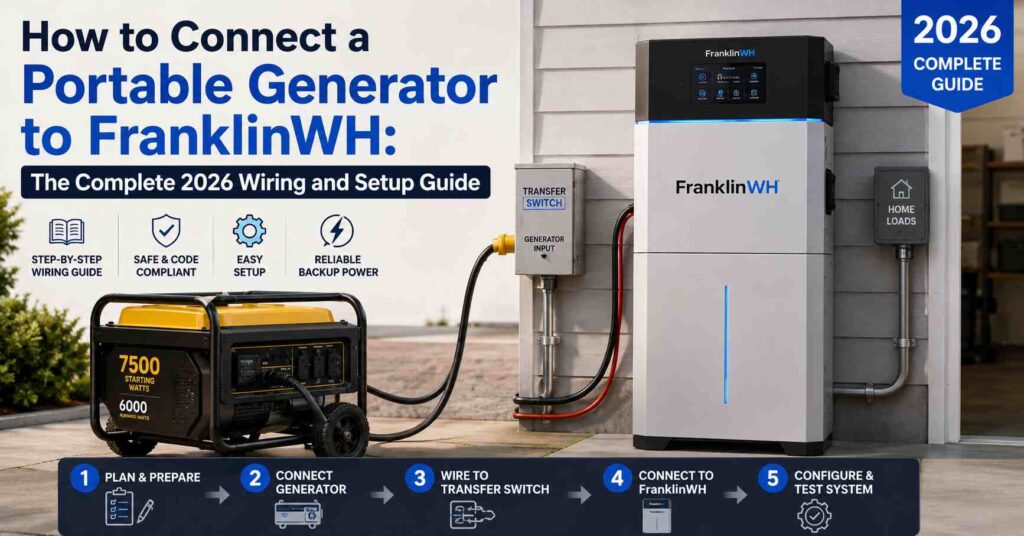 How to Connect a Portable Generator to FranklinWH