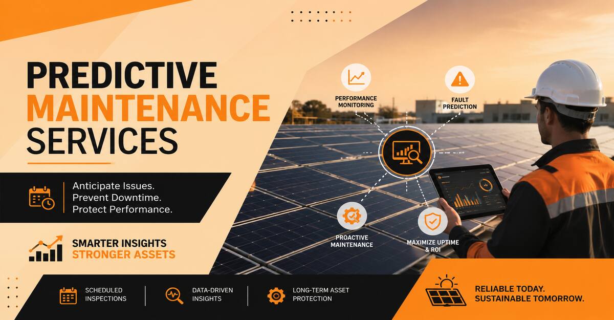 Predictive Maintenance Services for Commercial Solar Asset Owners