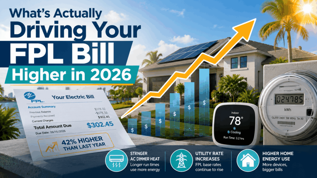 What's Actually Driving Your FPL Bill Higher in 2026