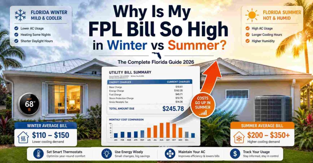 Why Is My FPL Bill So High in Winter vs Summer