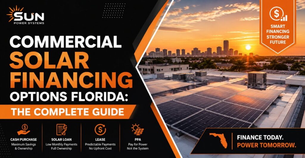 Commercial Solar Financing Options Florida The Complete Guide