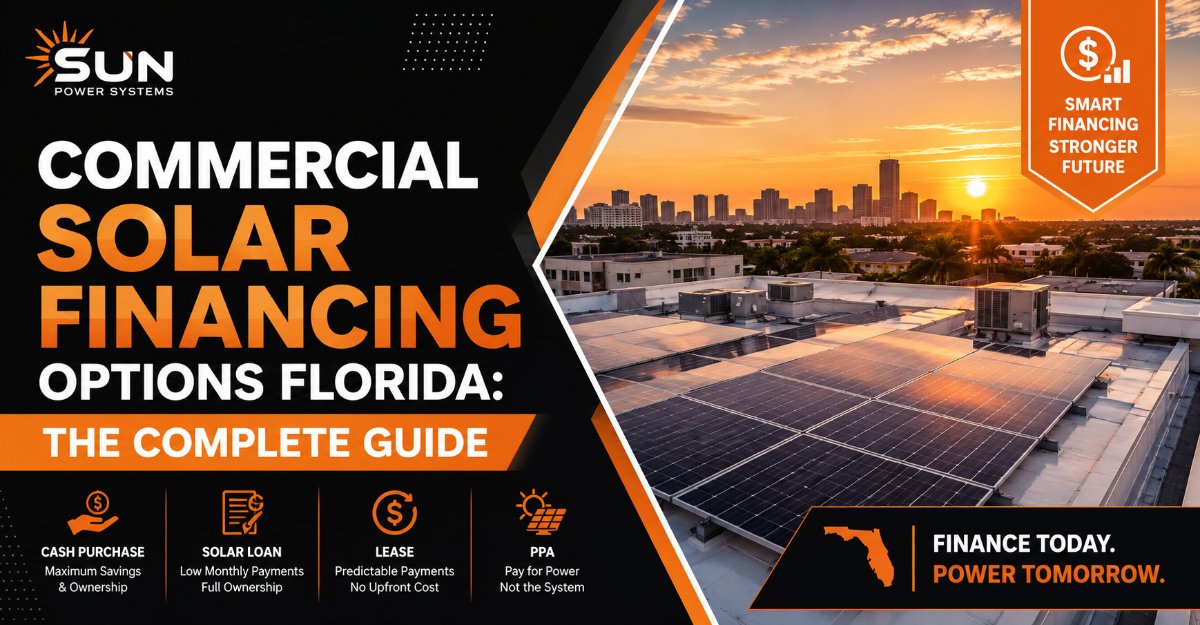 Commercial Solar Financing Options Florida The Complete Guide