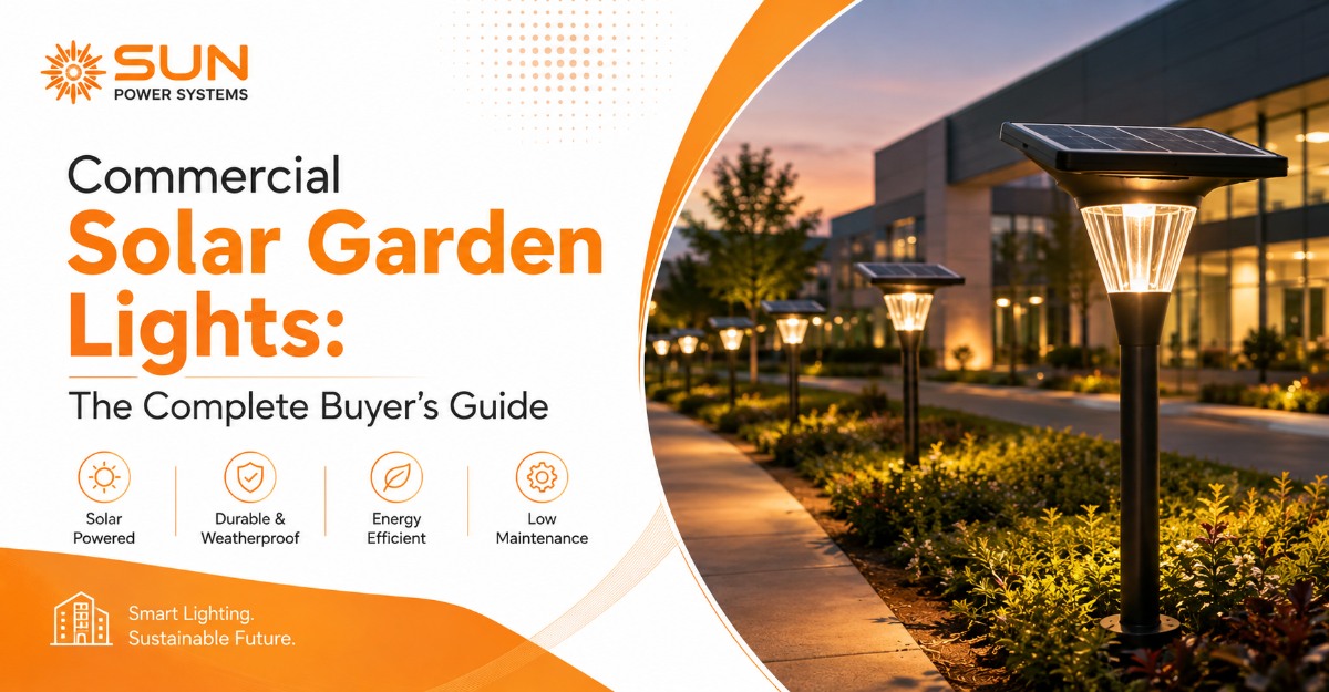 Commercial Solar Garden Lights The Complete Buyer's Guide