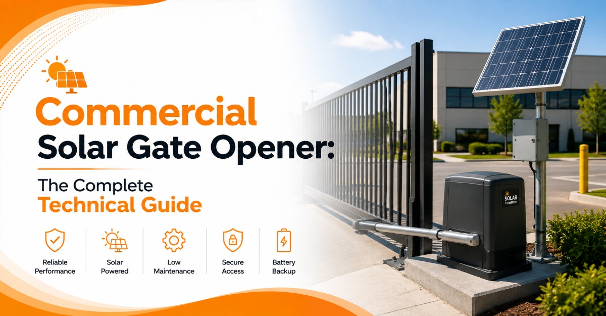 Commercial Solar Gate Opener The Complete Technical Guide