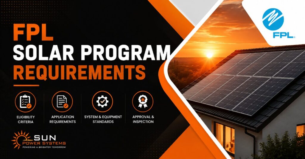 FPL Solar Program Requirements