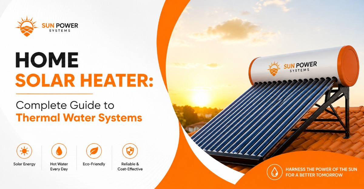 Home Solar Heater Complete Guide to Thermal Water Systems