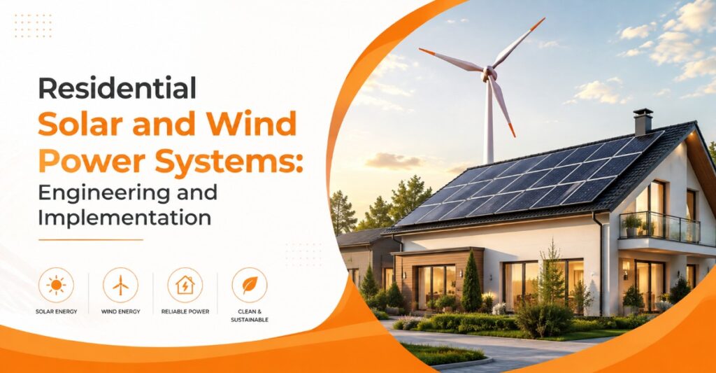Residential Solar and Wind Power Systems Engineering and Implementation