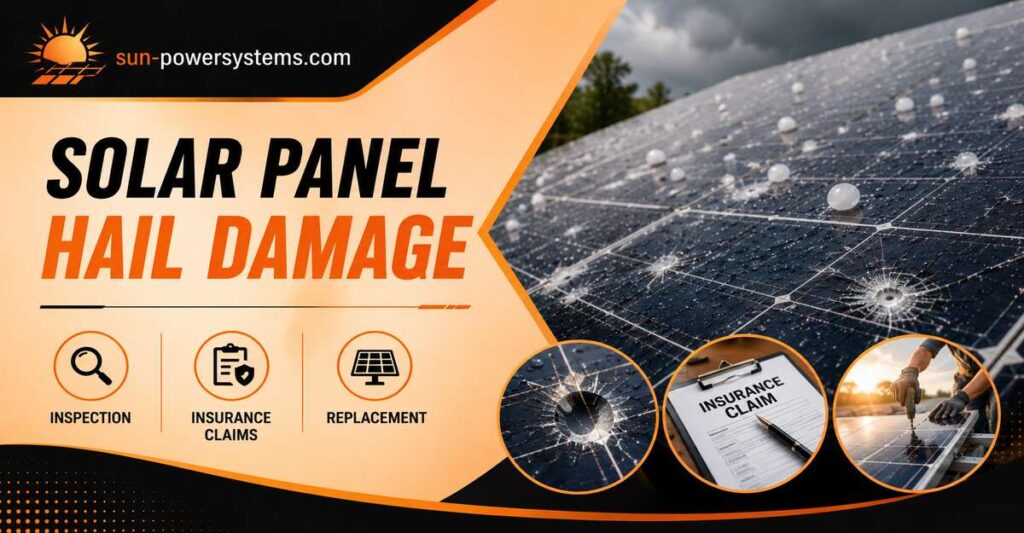 Solar Panel Hail Damage Inspection, Insurance Claims, and Replacement