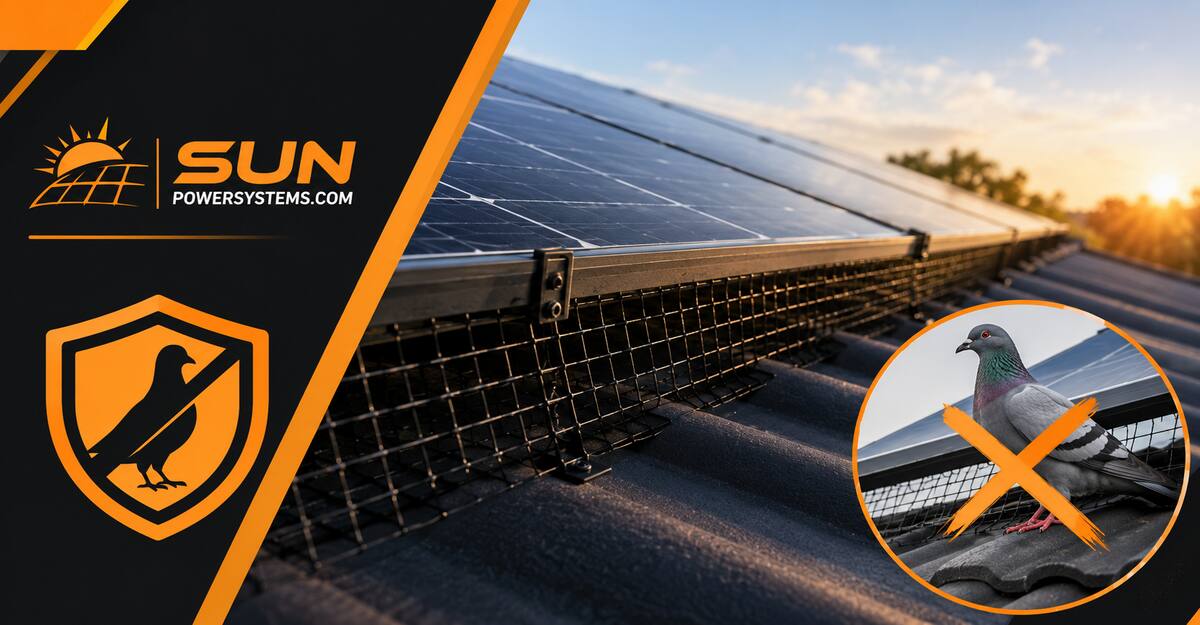 Solar Panel Pigeon Proofing How to Stop Birds from Damaging Your Array