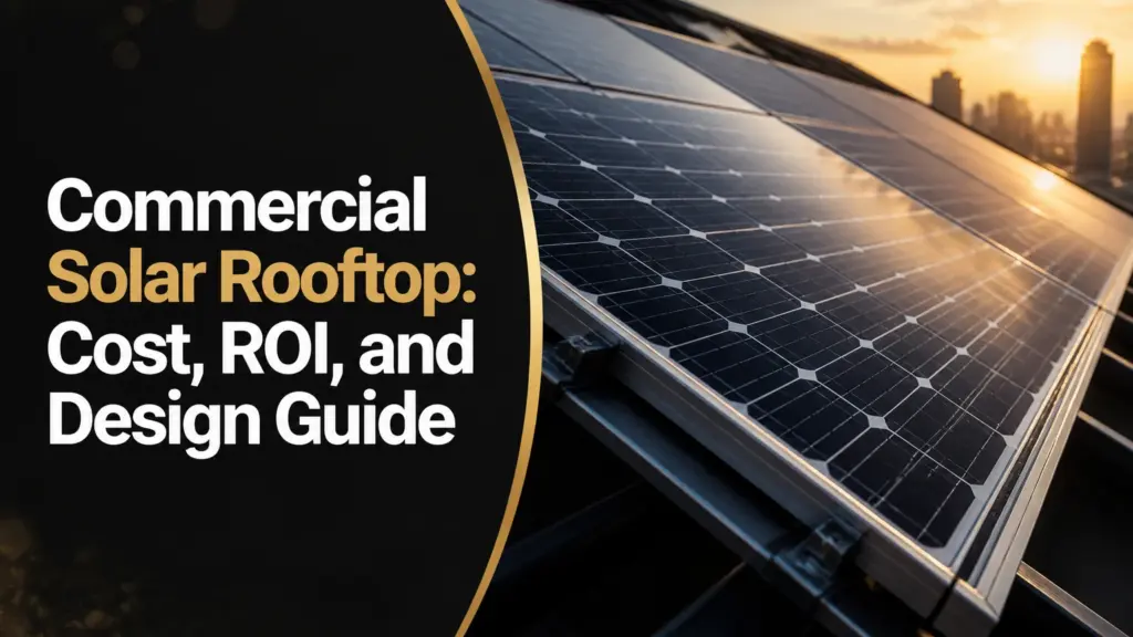 Commercial Solar Rooftop: Cost, ROI, and Design Guide