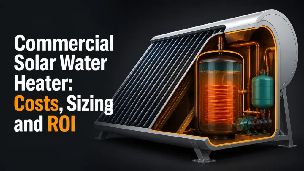 Commercial Solar Water Heater: Costs, Sizing and ROI