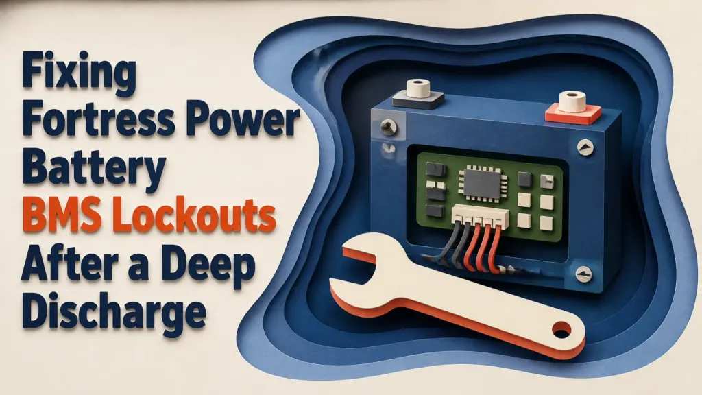 fixing fortress power battery bms lockouts after a deep discharge