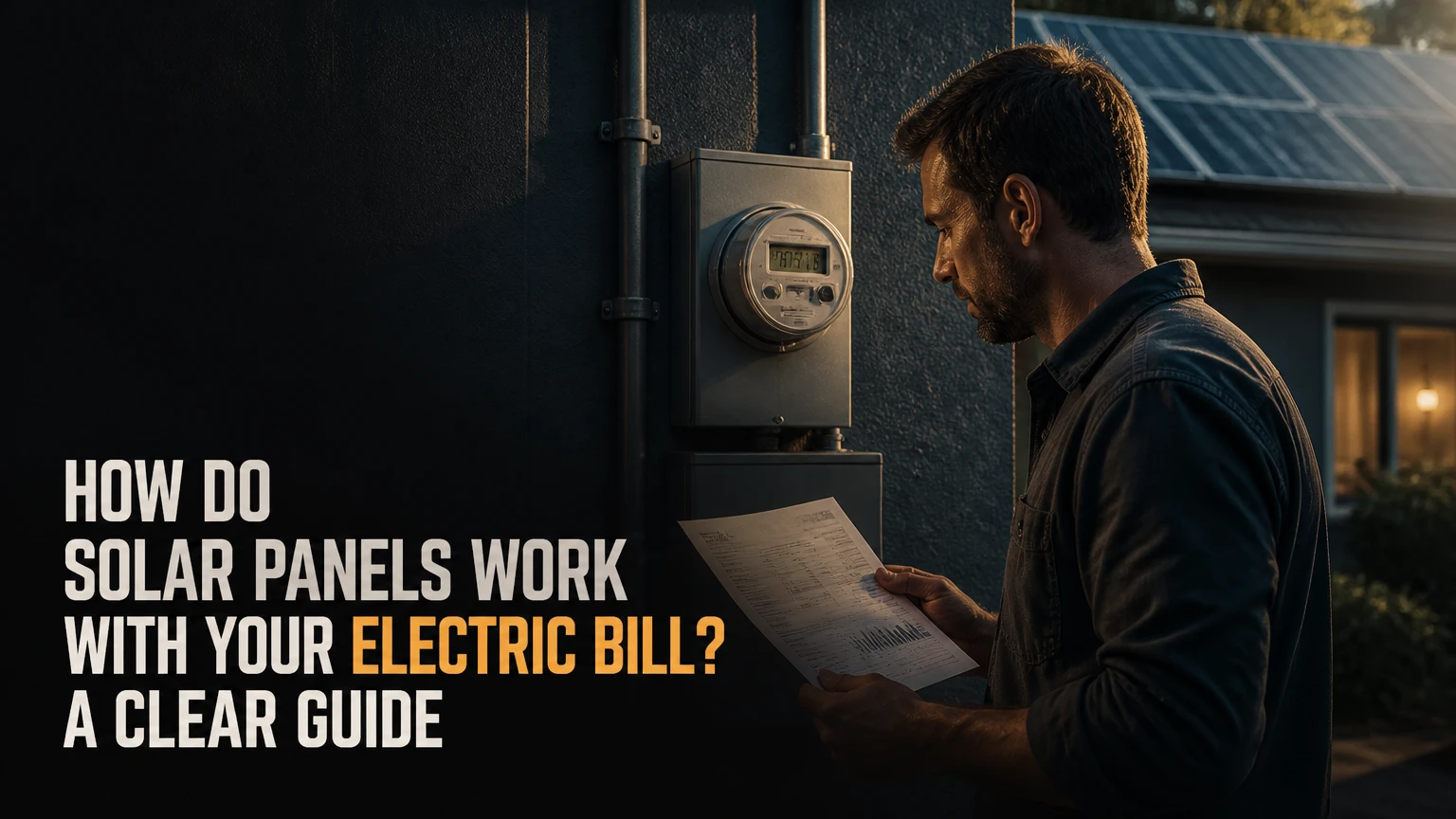 How Do Solar Panels Work With Your Electric Bill? A Clear Guide