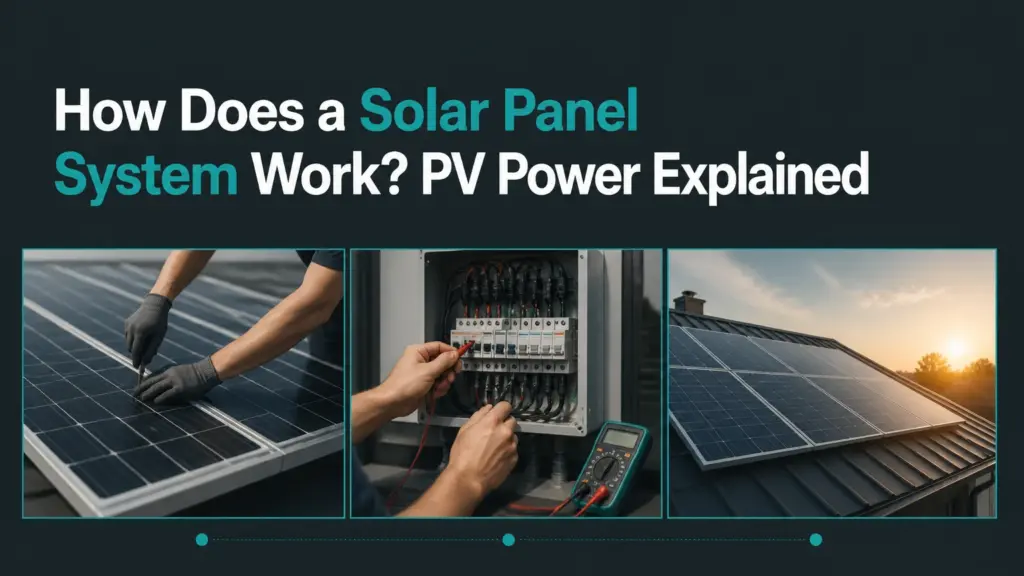 How Does a Solar Panel System Work? PV Power Explained