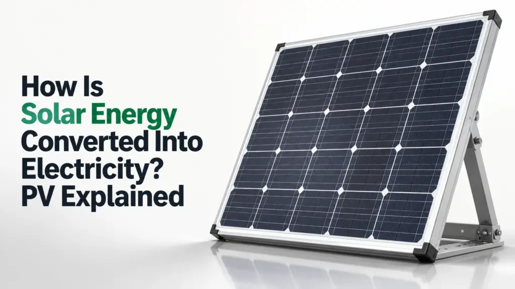 How Is Solar Energy Converted Into Electricity? PV Explained