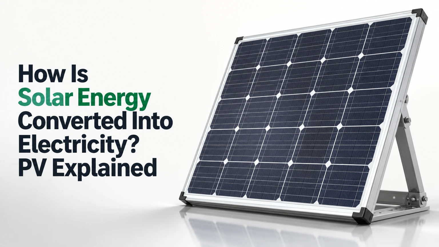 How Is Solar Energy Converted Into Electricity? PV Explained