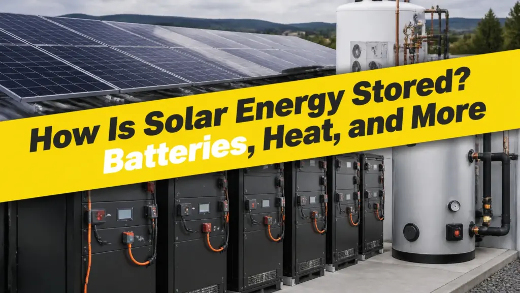 How Is Solar Energy Stored? Batteries, Heat, and More