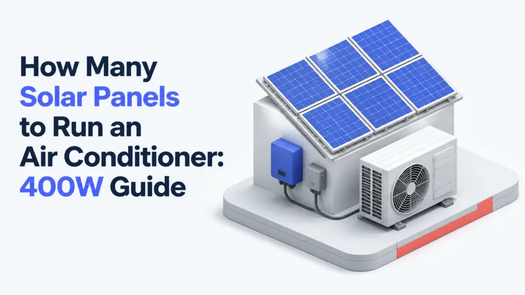 How Many Solar Panels to Run an Air Conditioner: 400W Guide