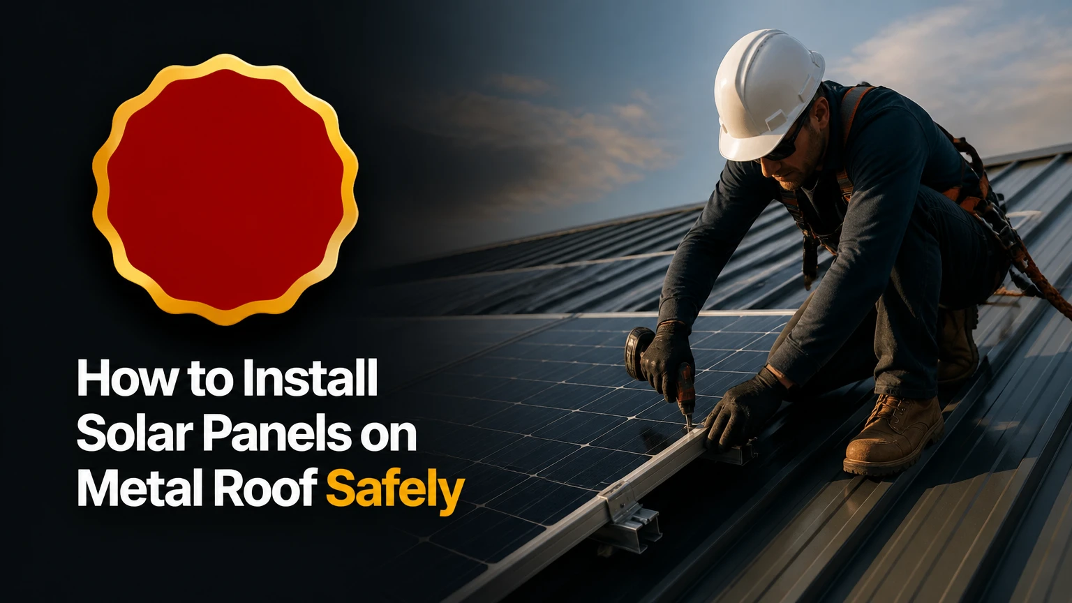 How to Install Solar Panels on Metal Roof Safely