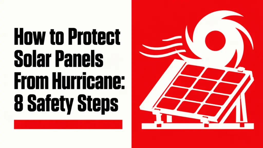 How to Protect Solar Panels From Hurricane: 8 Safety Steps