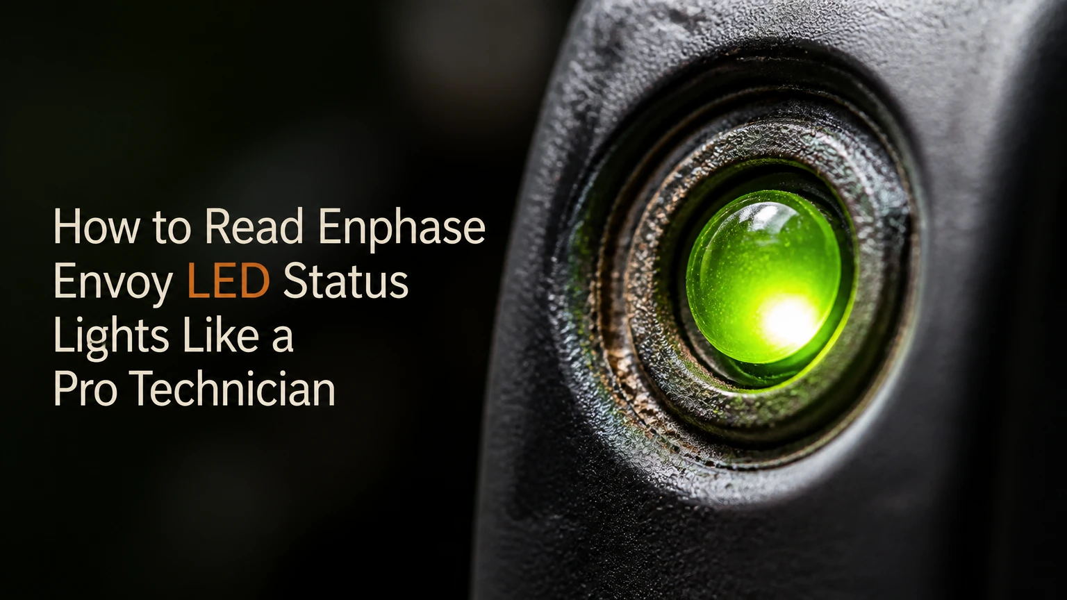 how to read enphase envoy led status lights like a pro technician