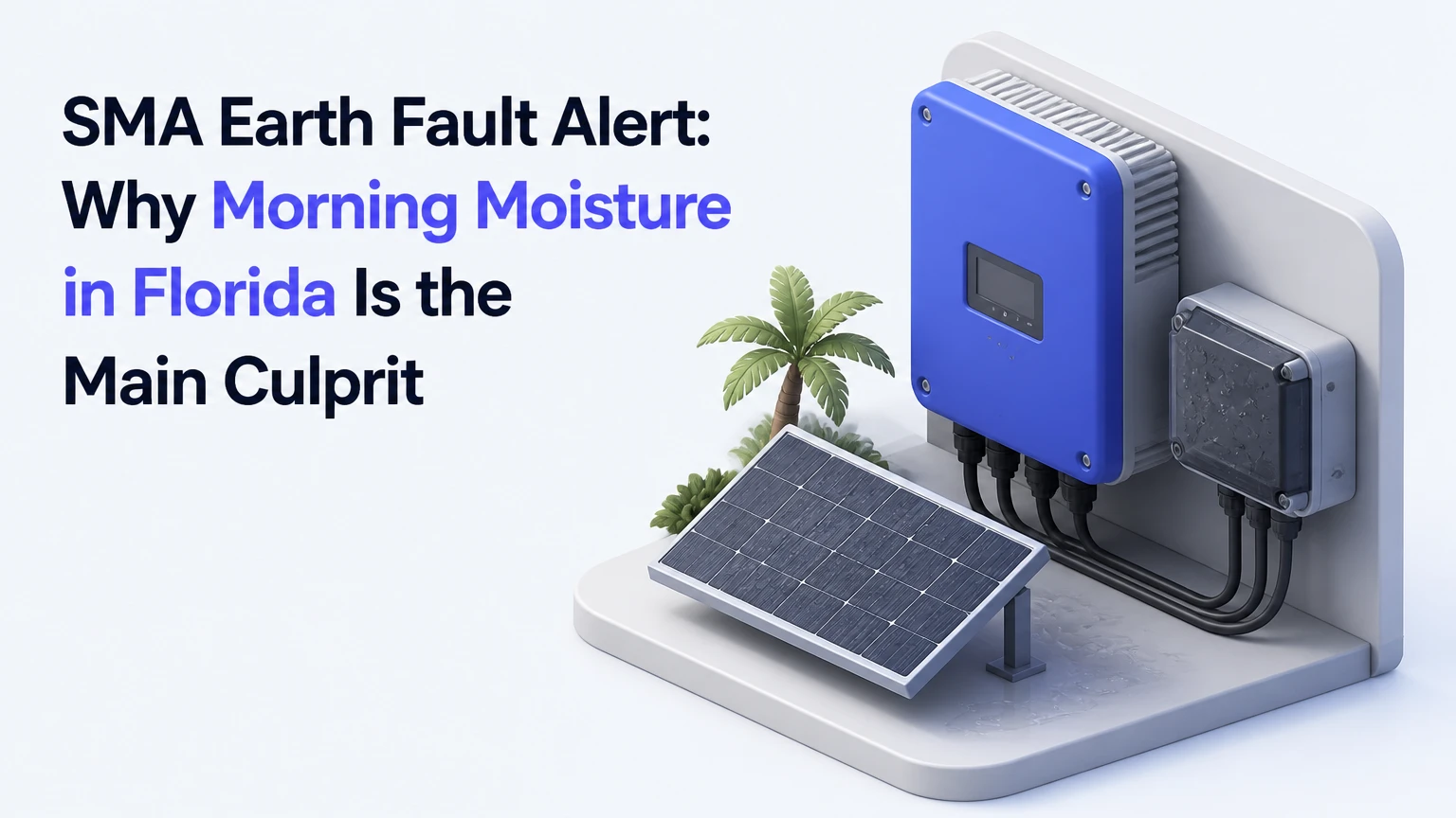 sma earth fault alert why morning moisture in florida is the main culprit
