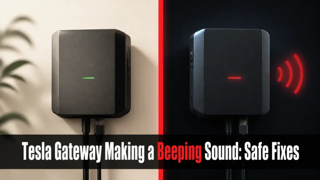 tesla gateway making a beeping sound safe fixes