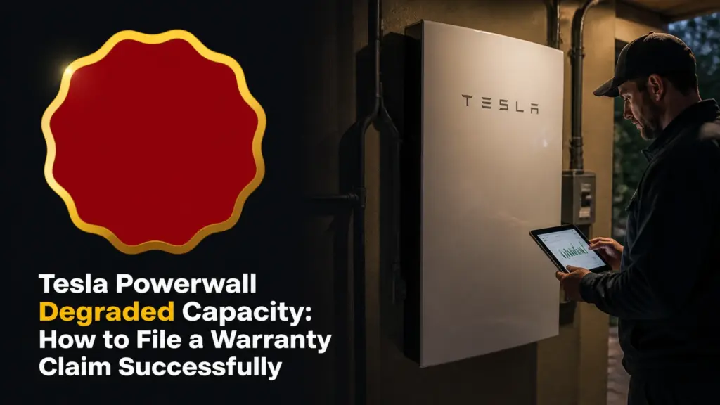 tesla powerwall degraded capacity how to file a warranty claim successfully