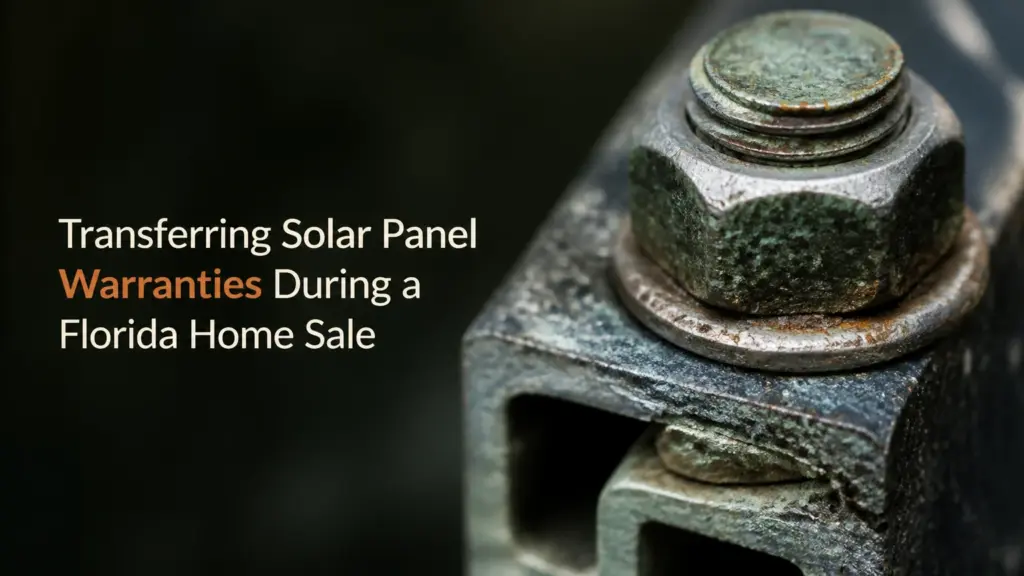 transferring solar panel warranties during a florida home sale