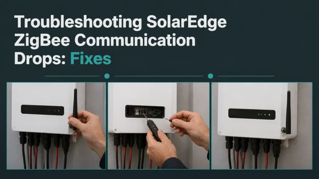 troubleshooting solaredge zigbee communication drops fixes
