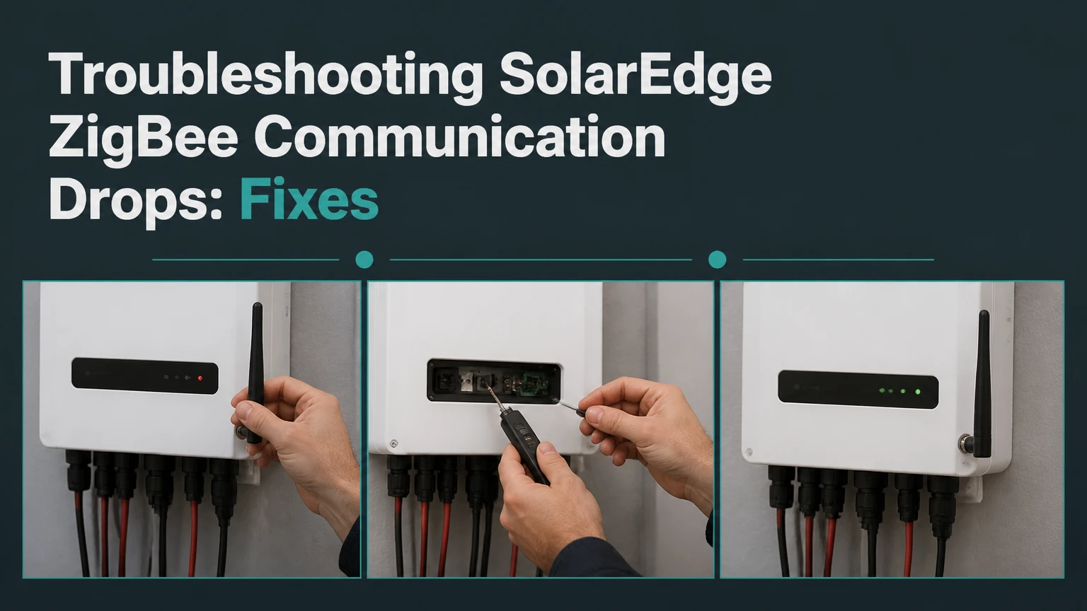 troubleshooting solaredge zigbee communication drops fixes