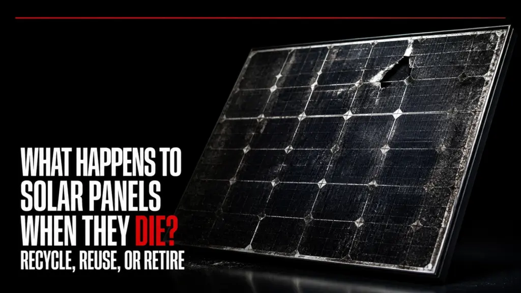 What Happens to Solar Panels When They Die? Recycle, Reuse, or Retire