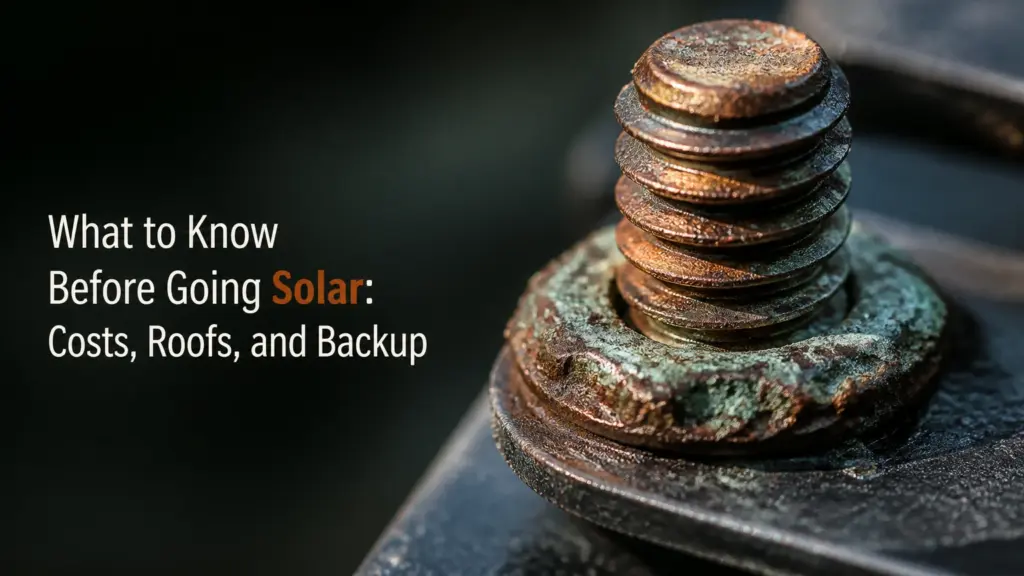 What to Know Before Going Solar: Costs, Roofs, and Backup