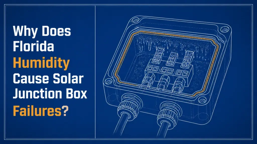 why does florida humidity cause solar junction box failures