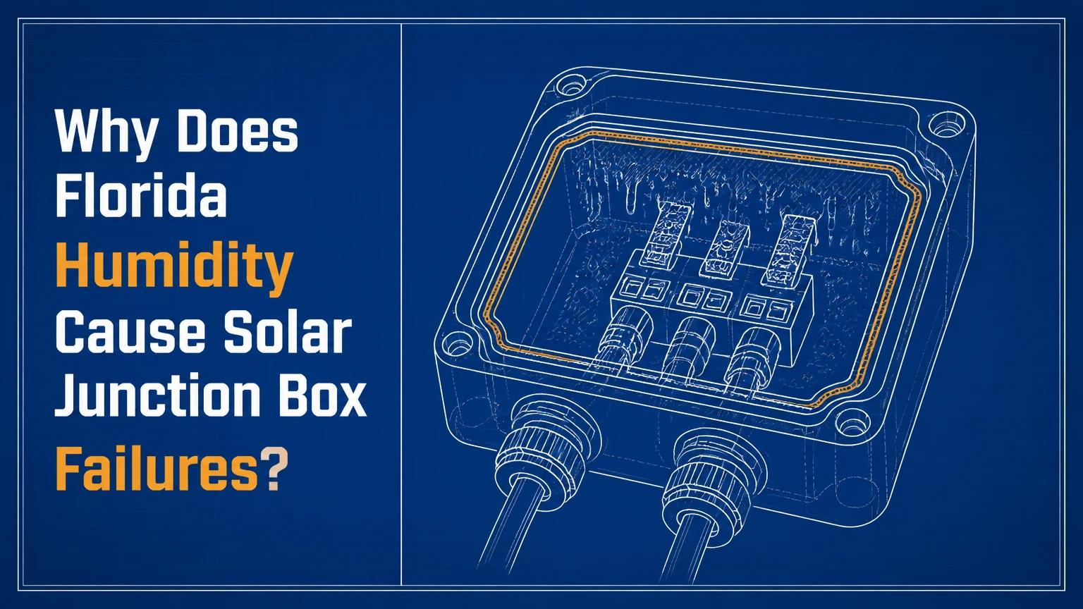 why does florida humidity cause solar junction box failures