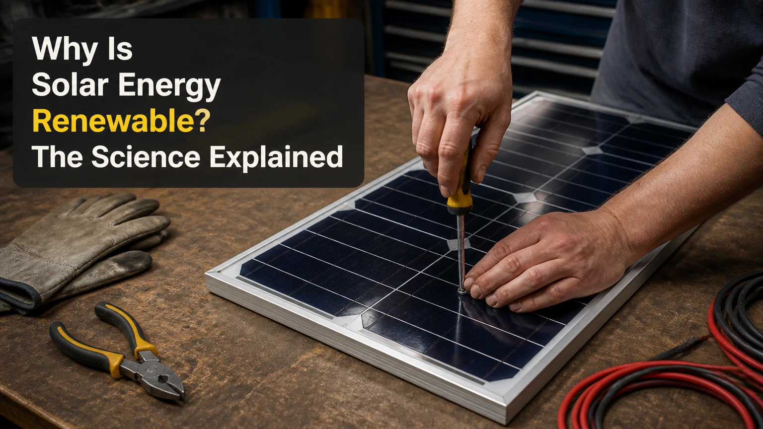 Why Is Solar Energy Renewable? The Science Explained