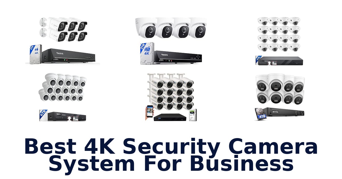Best 4K Security Camera System For Business