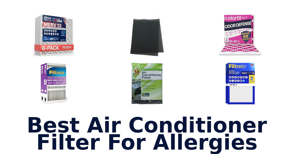 Best Air Conditioner Filter For Allergies