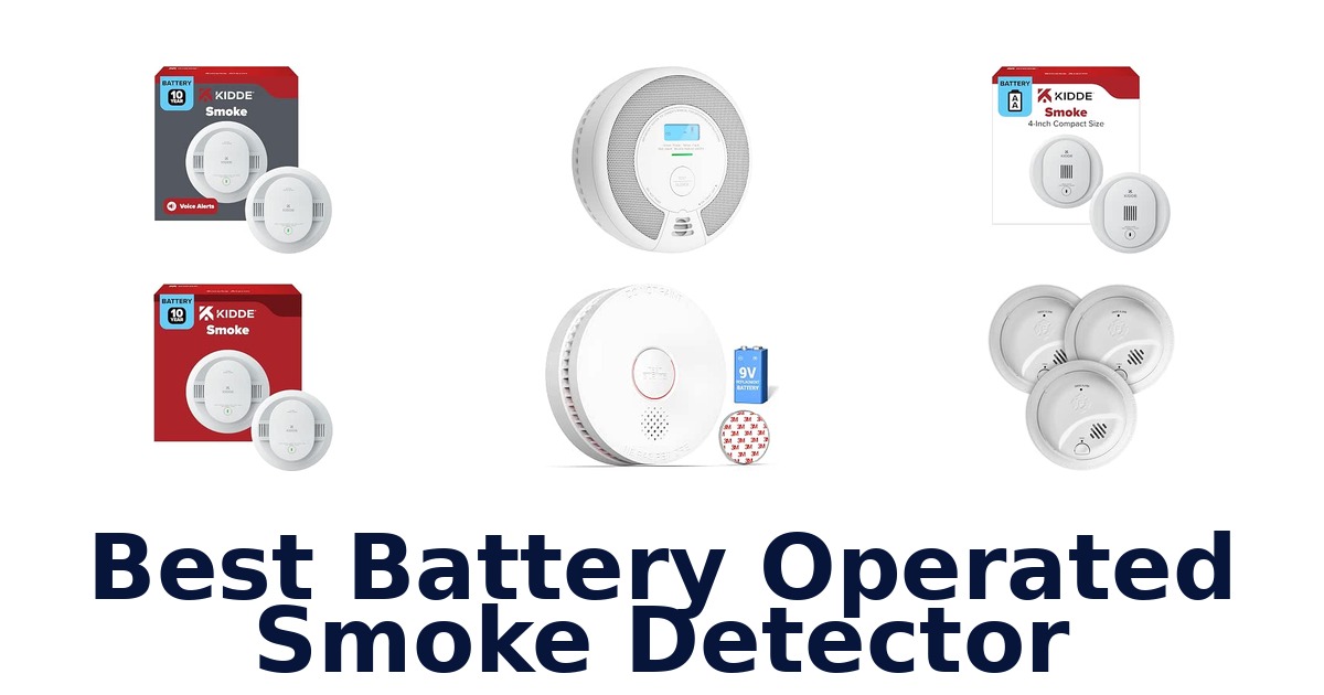 Best Battery Operated Smoke Detector