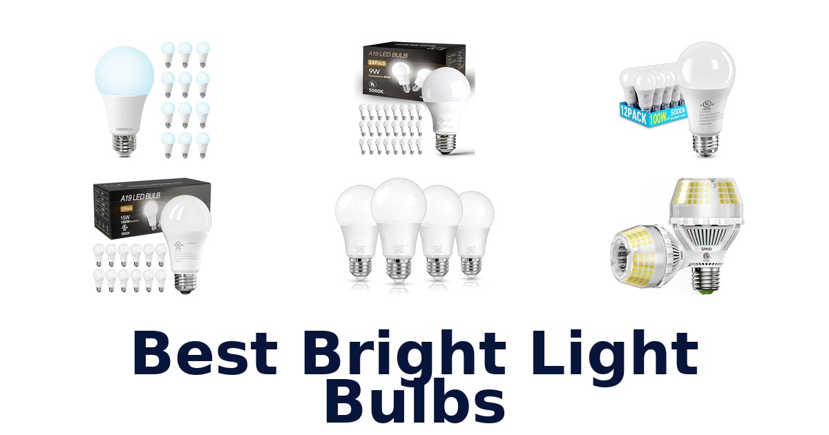 Best Bright Light Bulbs