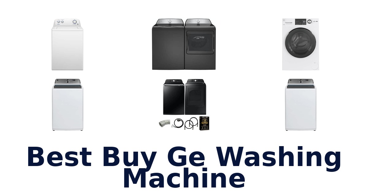 Best Buy Ge Washing Machine