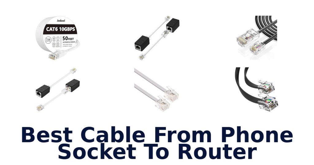 Best Cable From Phone Socket To Router