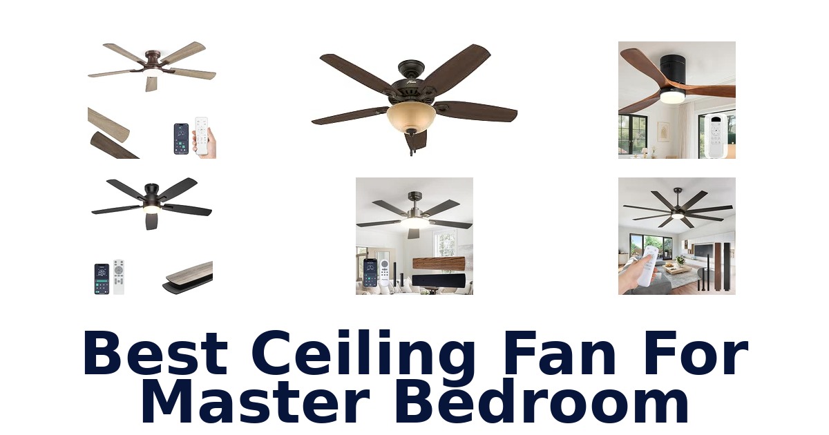 Best Ceiling Fan For Master Bedroom
